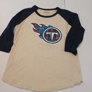 Tennessee Titans Jones Ragland Sleeved Tee Wmns Sz M